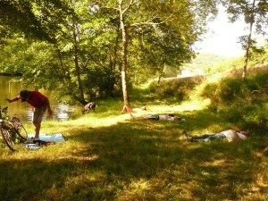 Swimming at La Vicasse